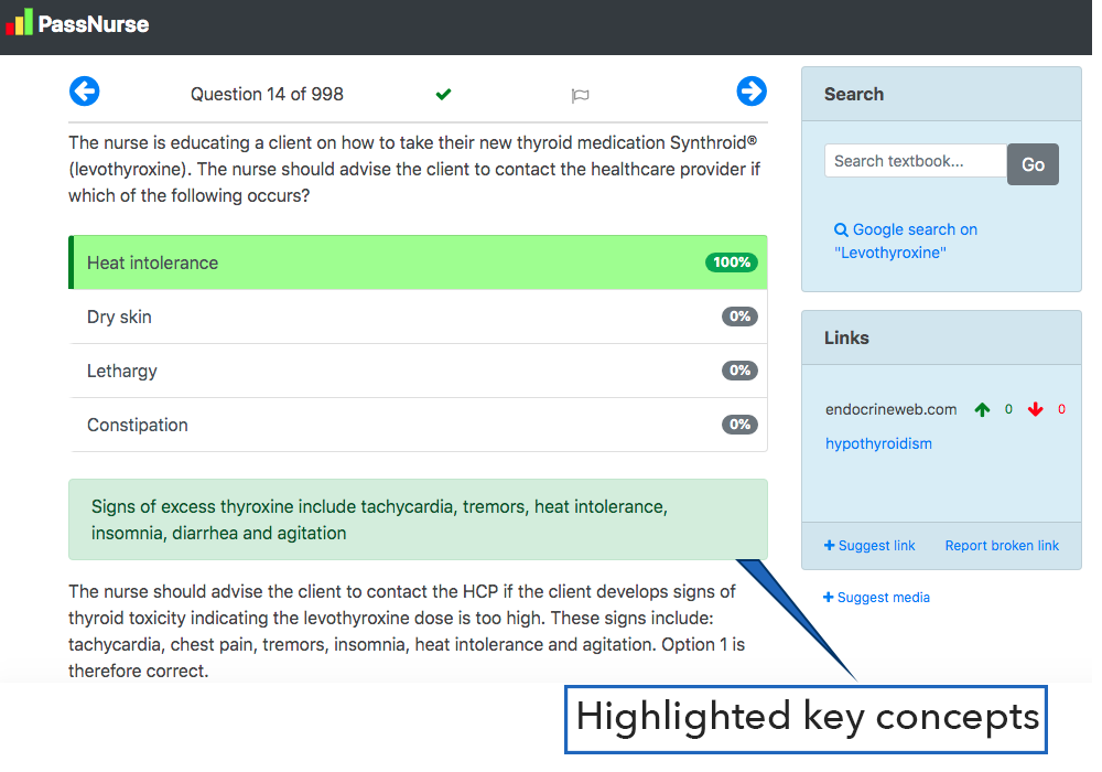 Passnurse key concepts