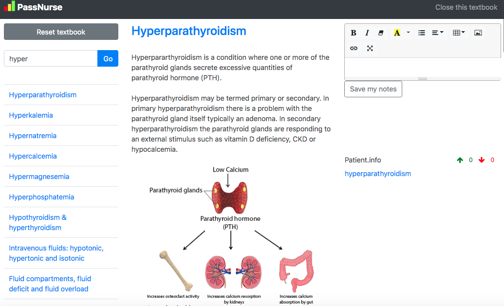 Passnurse key concepts